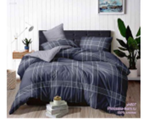 Комплект постельного белья, 1.5-спальное, сатин