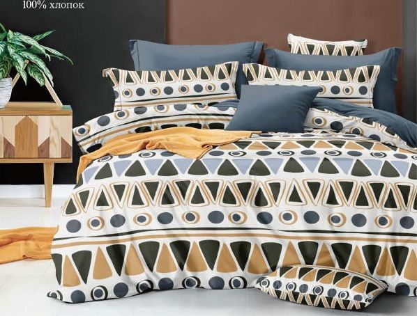 Комплект постельного белья, дуэт, поплин