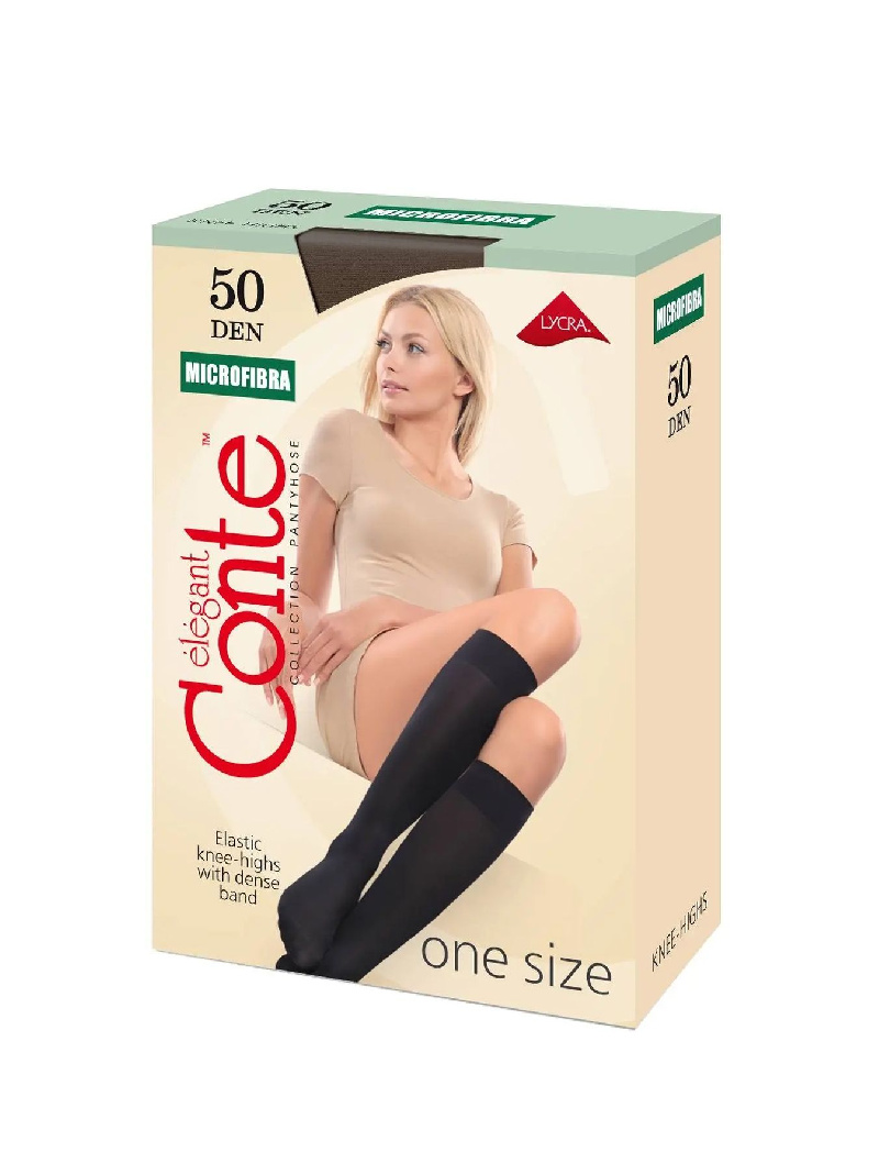 Гольфы женские Microfibra 50 bronzo