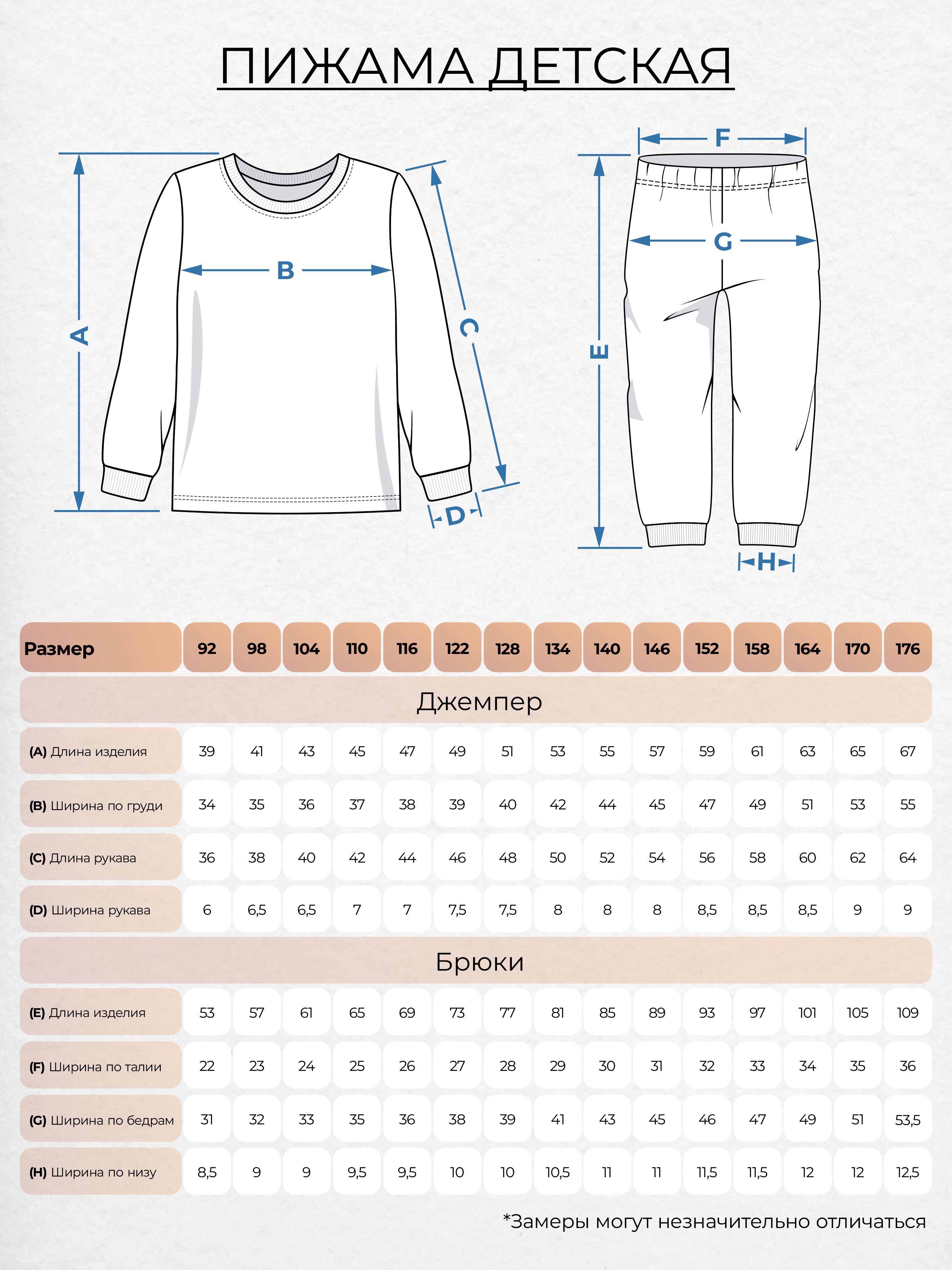 Пижама для мальчика