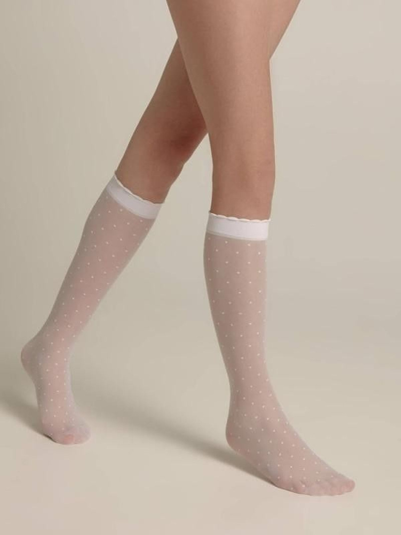 Гольфы детские Dots 20 bianco