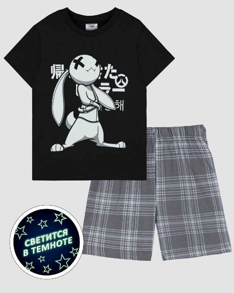 Пижама для мальчика (футболка+шорты)