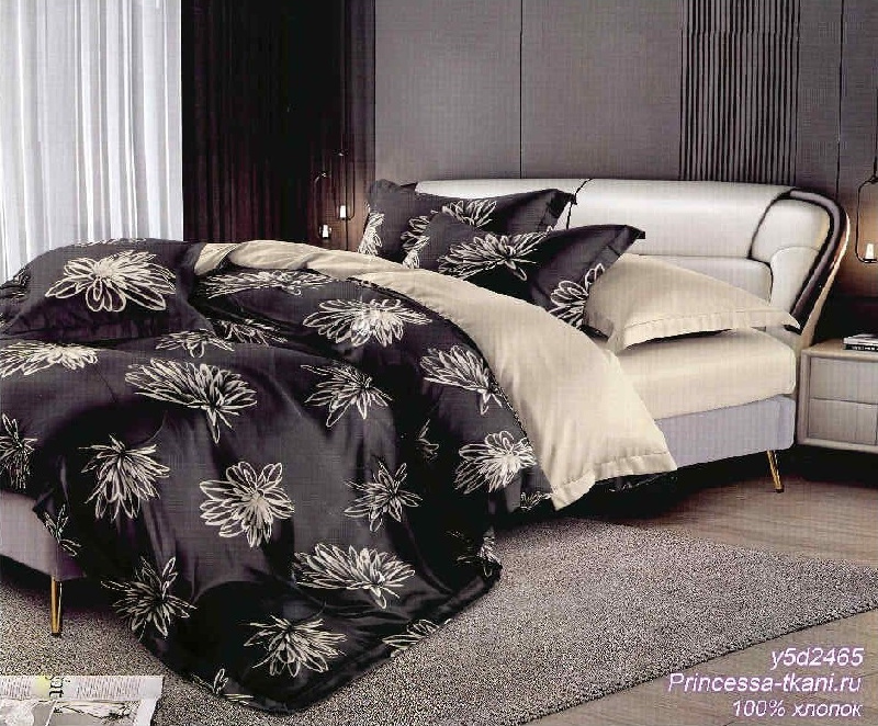 Комплект постельного белья, 1.5-спальное, поплин