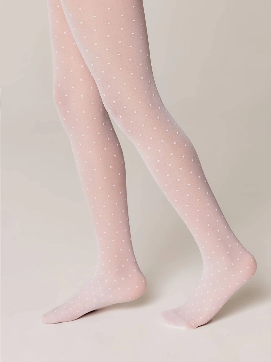 Колготки детские Dotsy 30 bianco