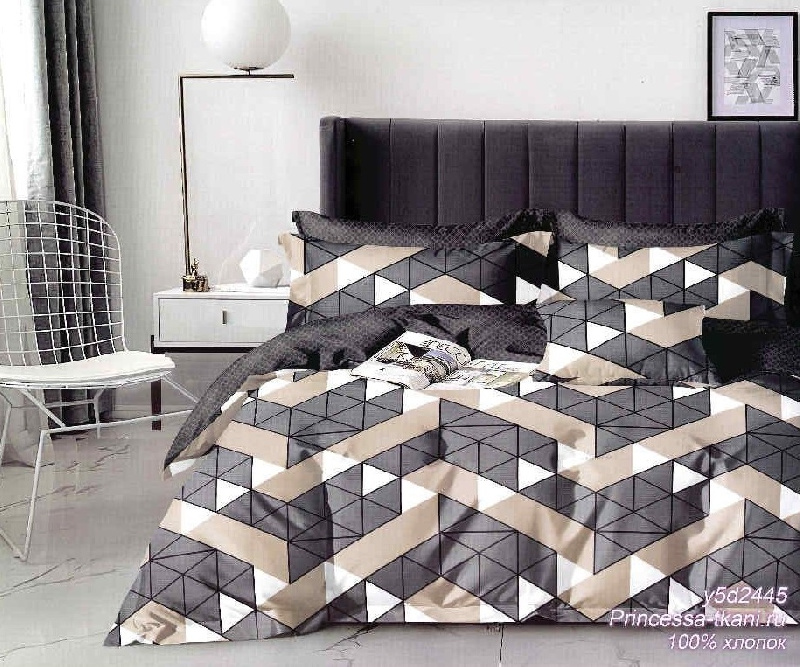 Комплект постельного белья, 1.5-спальное, поплин