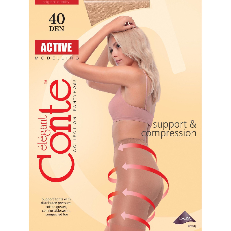 Колготки женские Active 40 nero