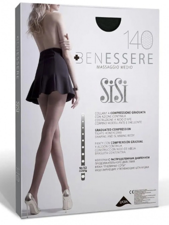 Колготки женские Benessere 140 nero