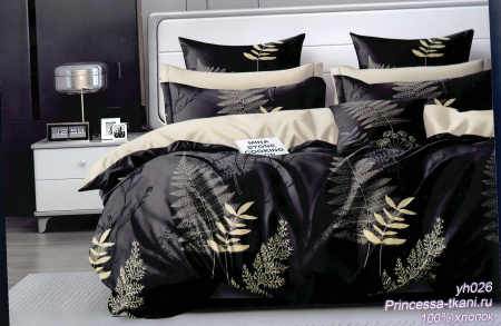 Комплект постельного белья, 2-спальное, сатин