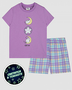 Пижама для девочки (футболка+шорты)