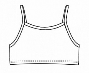 Майка-топ для девочки