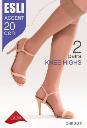 Гольфы женские Accent 20 (2 пары) visone