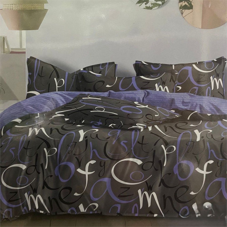 Комплект постельного белья, 2-спальное, поплин