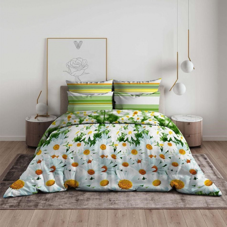 Комплект постельного белья, евро, бязь