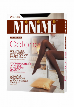 Колготки женские Cotone 250 nero
