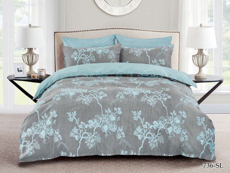 Комплект постельного белья, 1.5-спальное, сатин