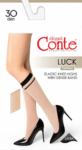 Гольфы женские Fantasy Luck 30 gold-natural