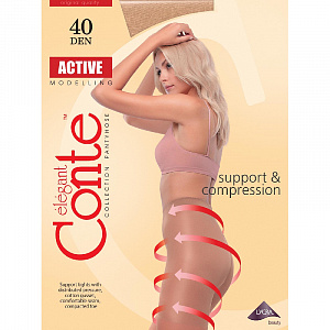 Колготки женские Active 40 nero