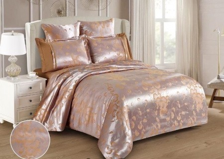 Комплект постельного белья, дуэт, жаккард/сатин