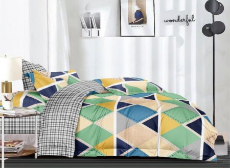 Комплект постельного белья, 2-спальное, поплин