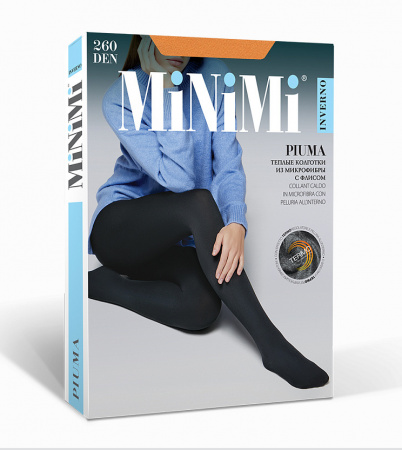 Колготки женские Piuma 260 Maxi grigio melange