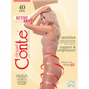 Колготки женские Active Soft 40 bronzo
