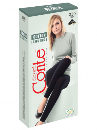 Леггинсы женские Cotton Leggings 250 nero