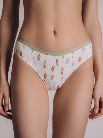 Трусы слипы женские 3084LUF бренда Indefini изготовлены из хлопка.
Выполнены в розовом цвете с абст