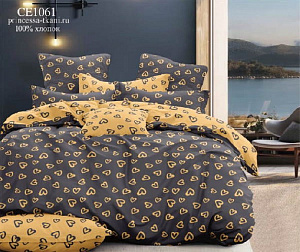 Комплект постельного белья, дуэт, поплин